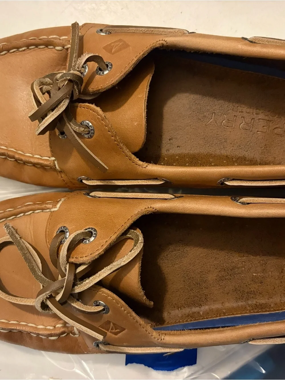 Sperry Men’s Tan Leather Boat Shoes